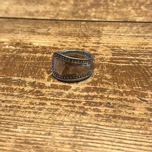 Vintage Handmade Silver Spoon Ring ~Sz 8